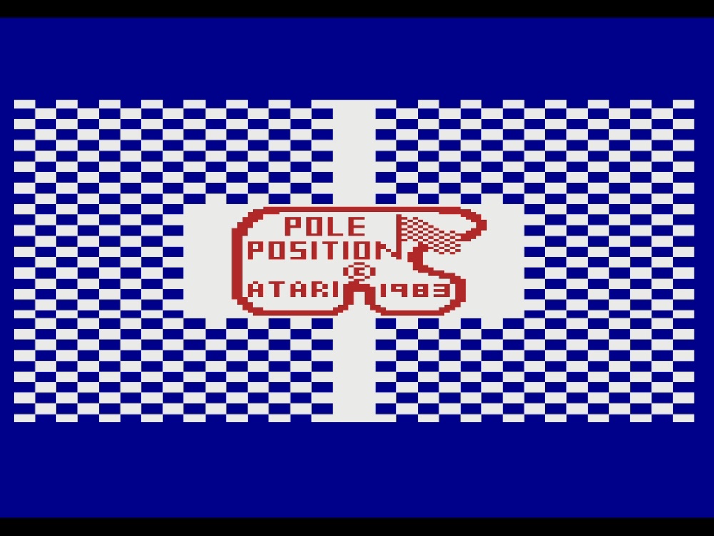 Title Screen of Pole Position for Atari 2600